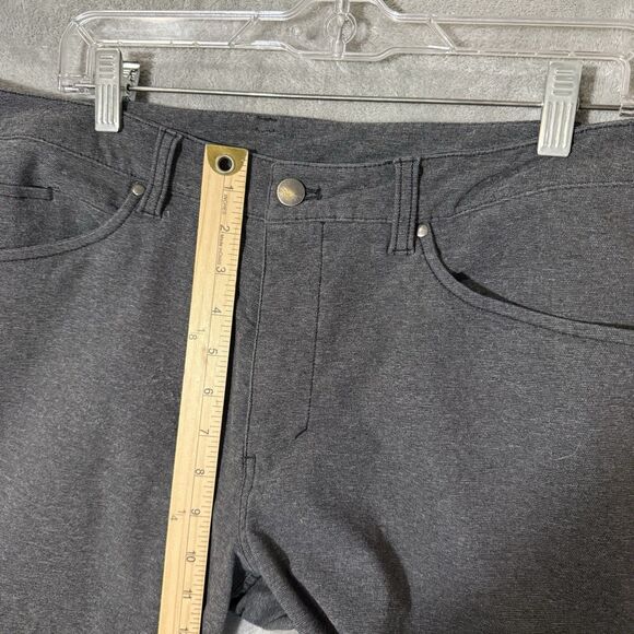 Lululemon Pants Mens 35x30 Gray ABC Classic Fit Tech Canvas Heathered Stretch - Picture 4 of 12
